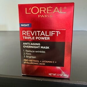 L'OREAL Revitalift Triple Power Anti-Aging Overnight Mask - NEW